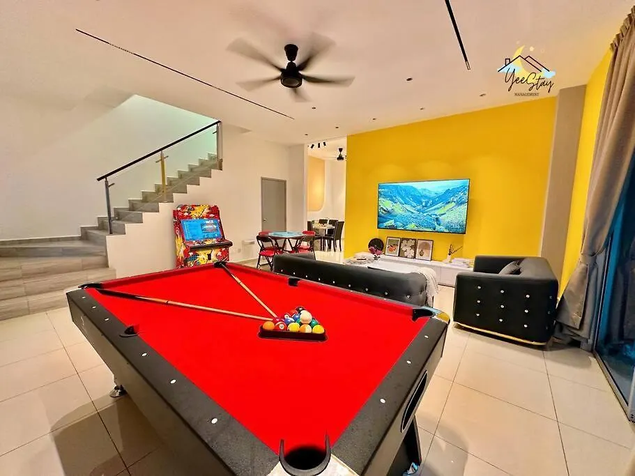 Willa Bukitkatil16Pax-Snooker｜Arcade Melaka Dom wakacyjny